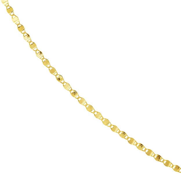 MJ Christensen 14K Yellow Gold Diamond Cut Valentino Chain (2.70mm, 20")