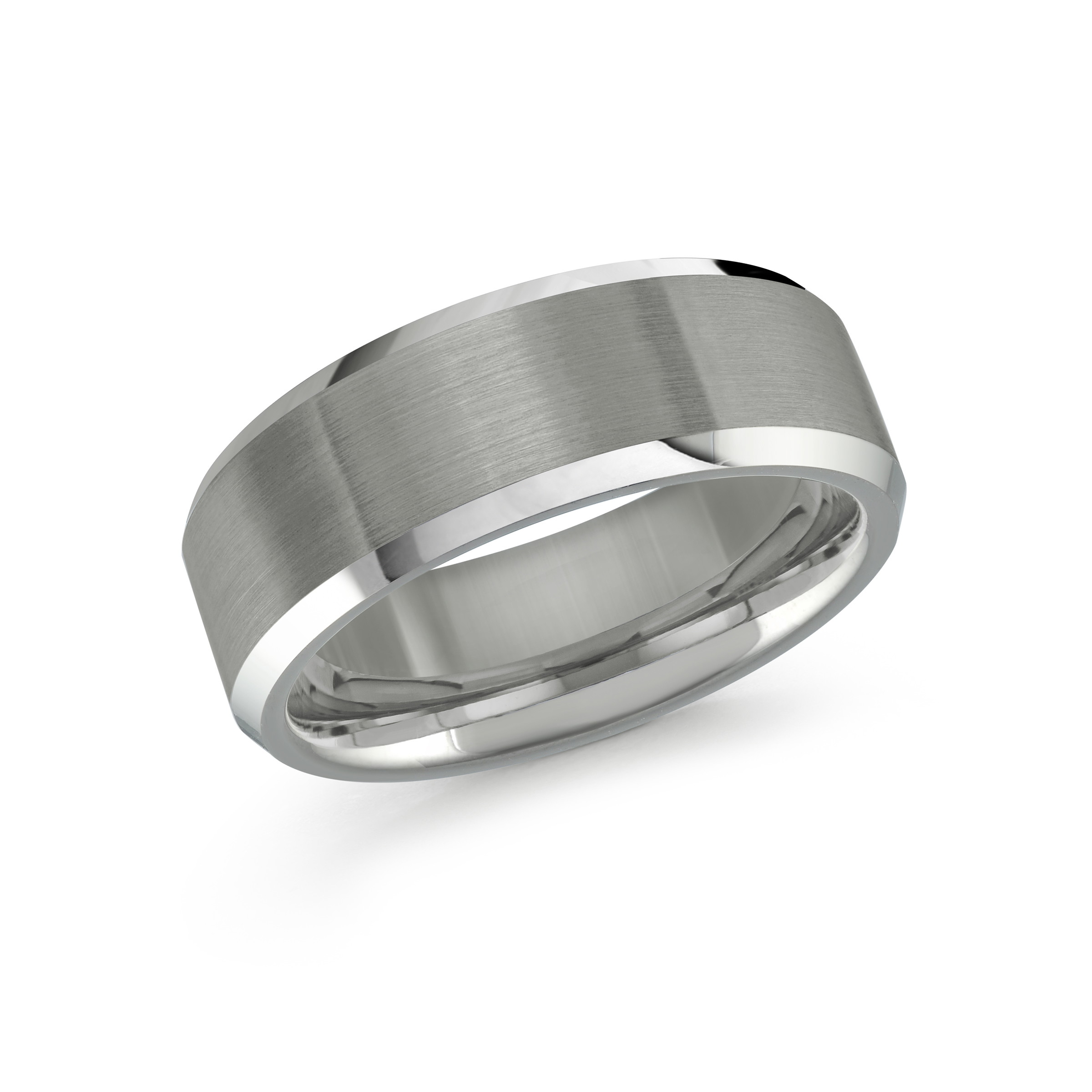 8MM TUNGSTEN SATIN BAND SZ 10