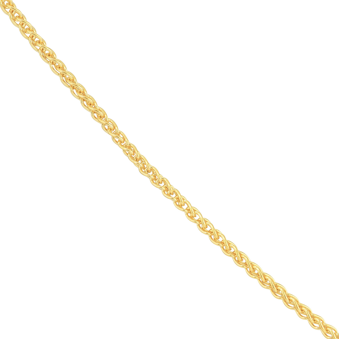 MJ Christensen 14K Yellow Gold Round Wheat Chain (1.50mm, 18")