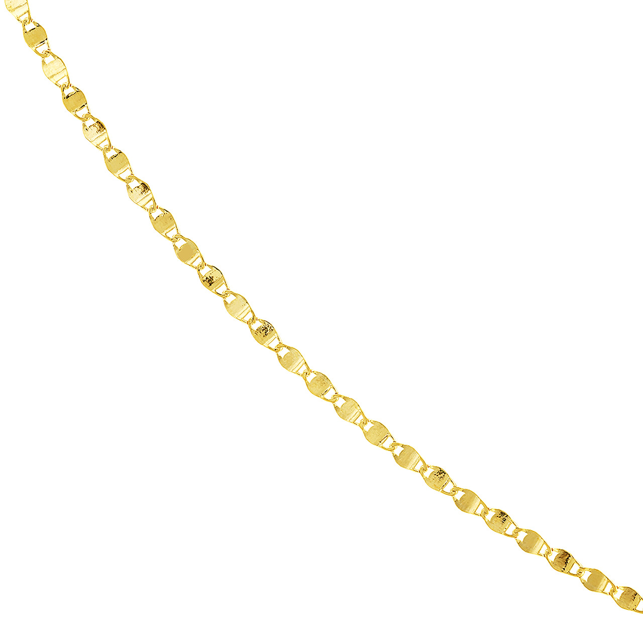MJ Christensen 14K Yellow Gold Diamond Cut Valentino Chain (2.70mm, 20")