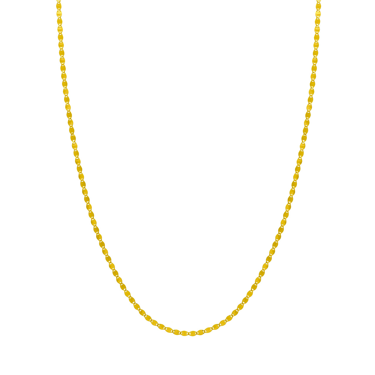 MJ Christensen 14K Yellow Gold Diamond Cut Valentino Chain (2.70mm, 20")