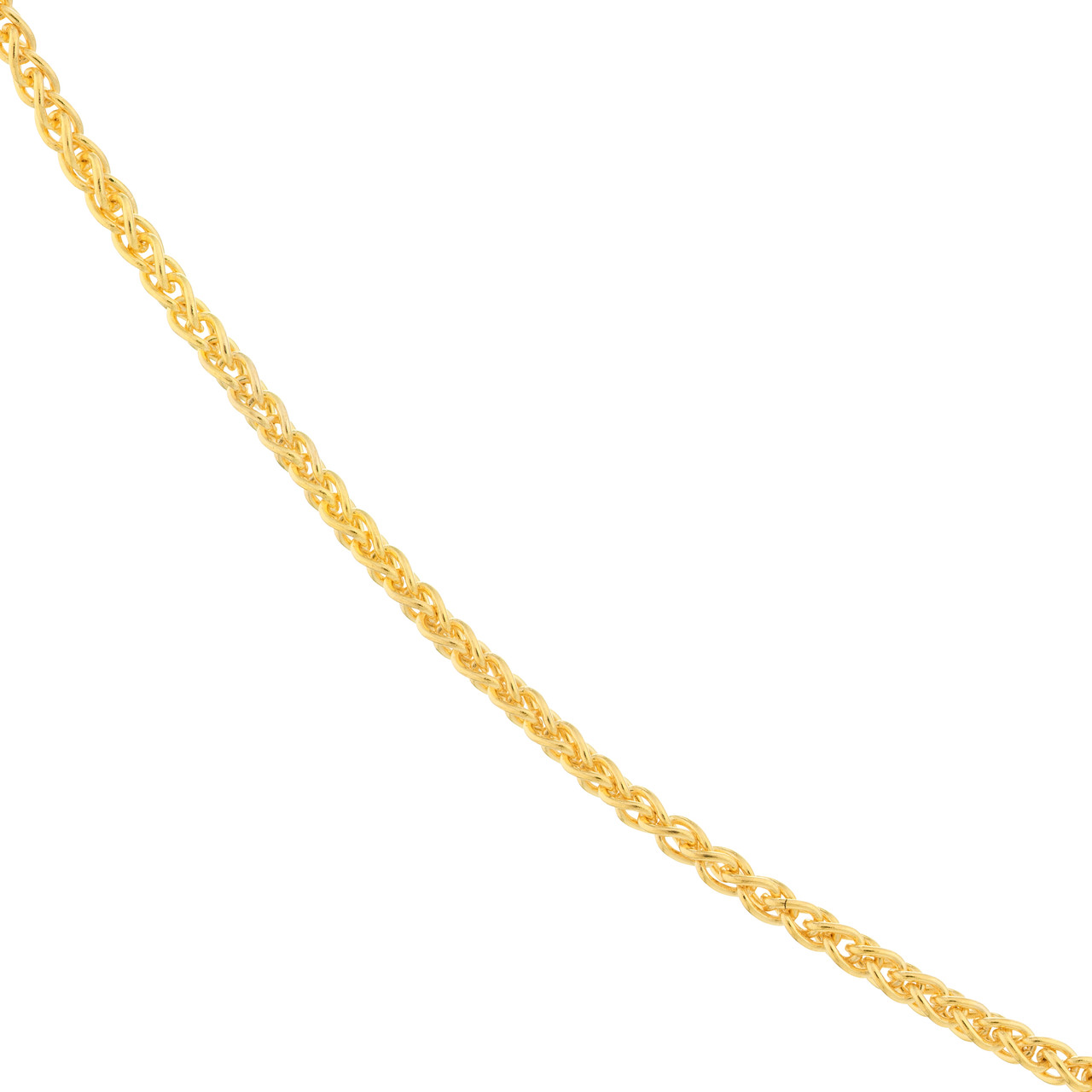 MJ Christensen 14K Yellow Gold Round Wheat Chain (1.05mm, 20")