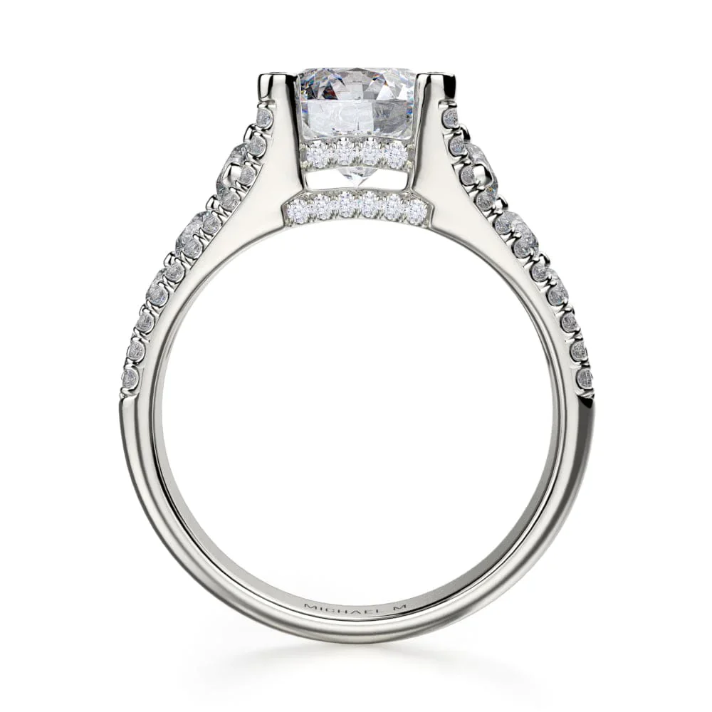 18KW 1.10CTW DIAMOND STELLA SEMI CZ CTR