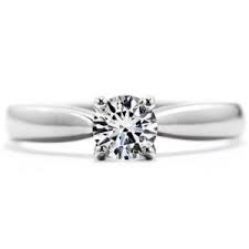 18KW 1.13CT HOF K/SI1 SERENITY SEL SOL RING