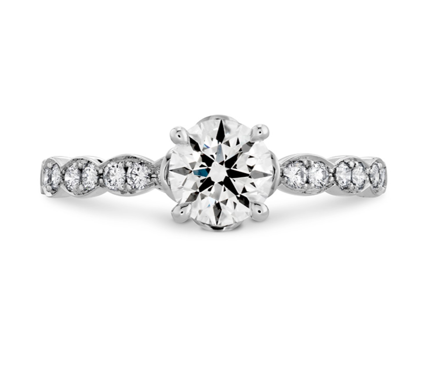 PLT .71CT HOF H/VS1 .20CTW HOF LORLI ENG RING