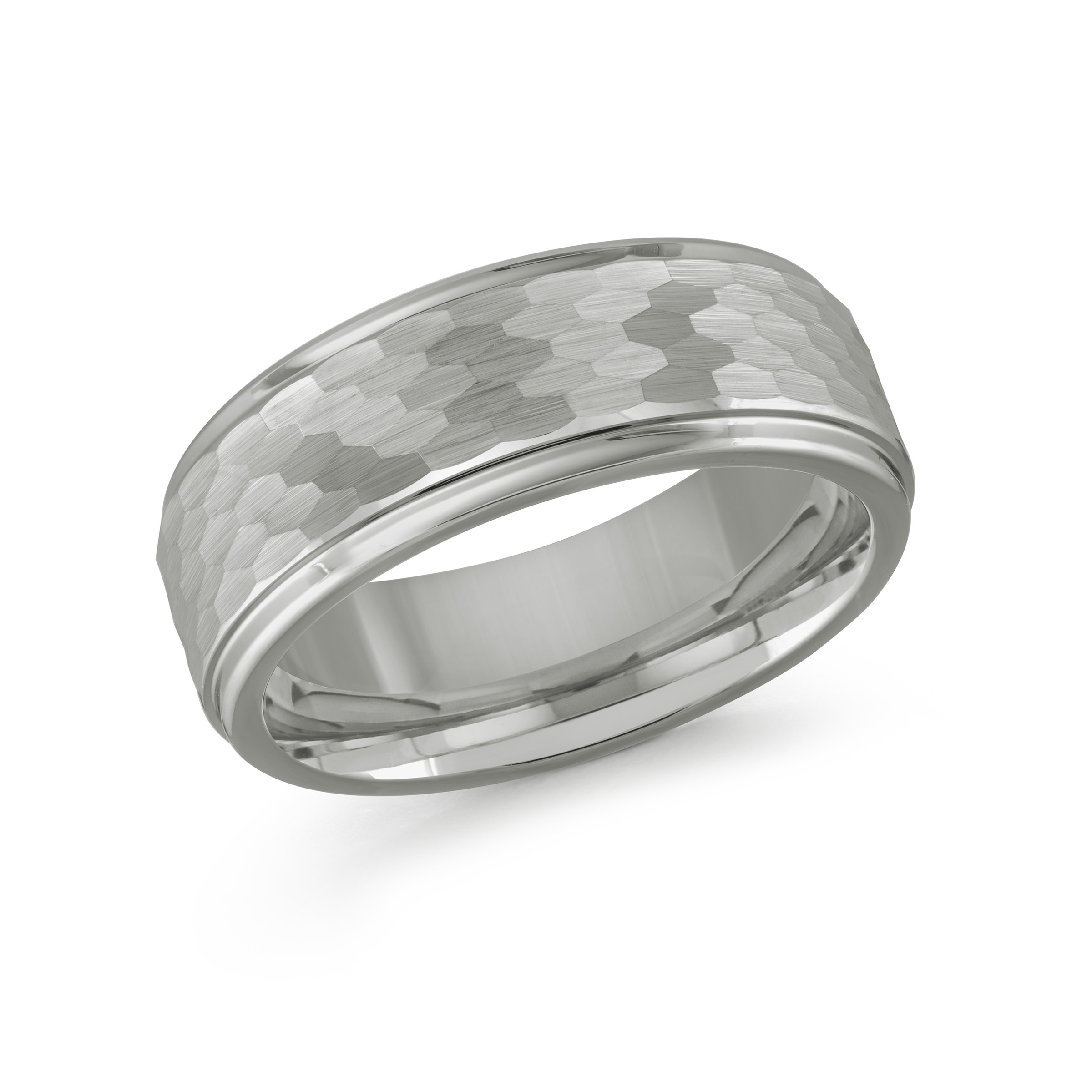 8MM TUNGSTEN TEXTURED BAND SZ 10 (TG-005)