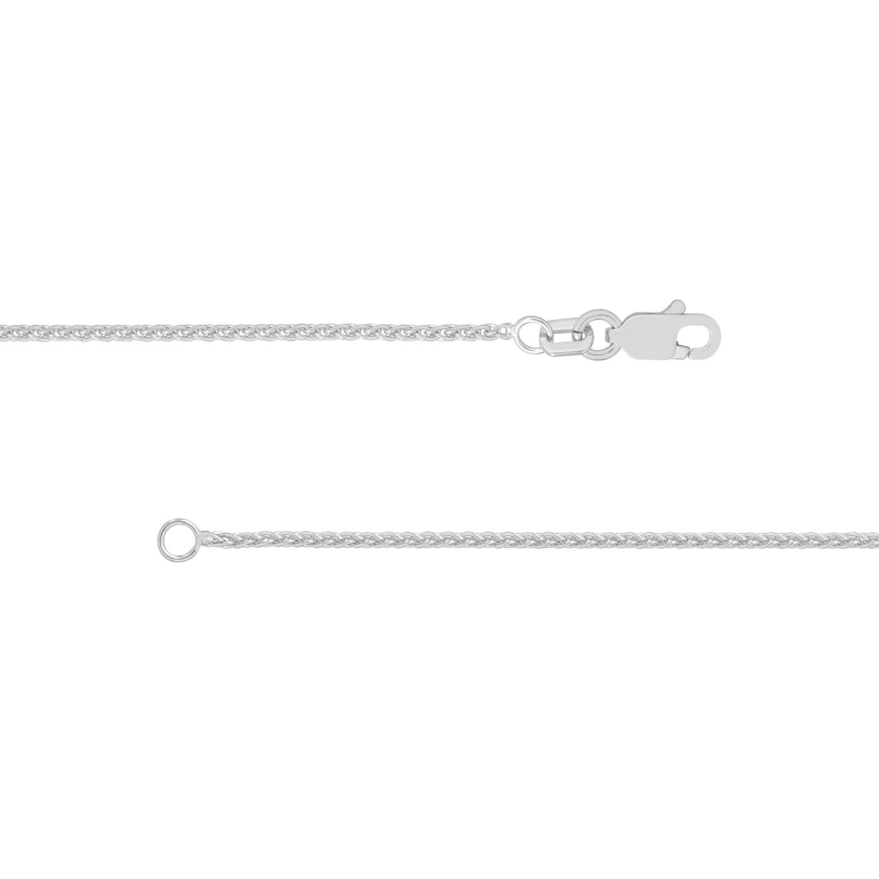 14KW 1.25MM ROUND WHEAT CHAIN 20"