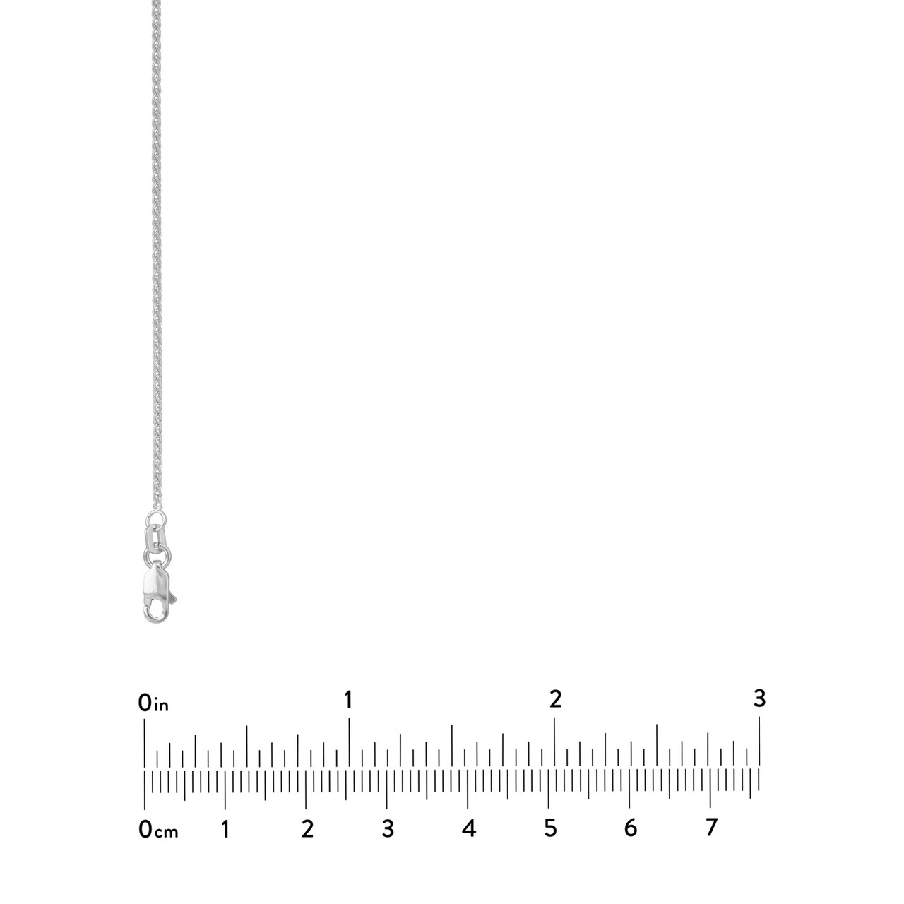 14KW 1.25MM ROUND WHEAT CHAIN 20"