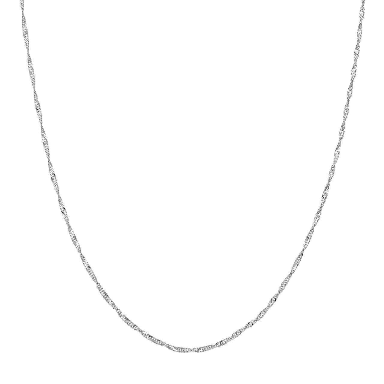 SS 1.70MM SINGAPORE CHAIN 18"