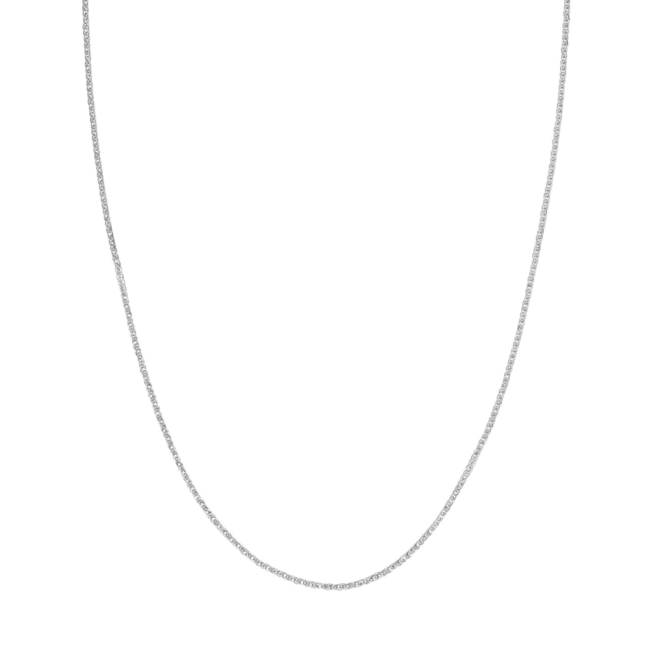 SS SQUARE WHEAT CHAIN 18"