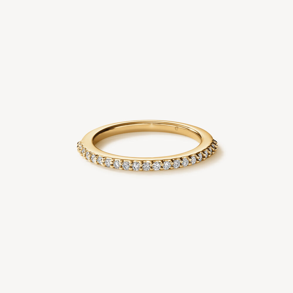 18KY .19CTW DIA ANN BAND SZ 6.5