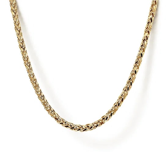 Gabriel & Co. 14K Yellow Gold Wheat Chain Necklace (22 Inch)