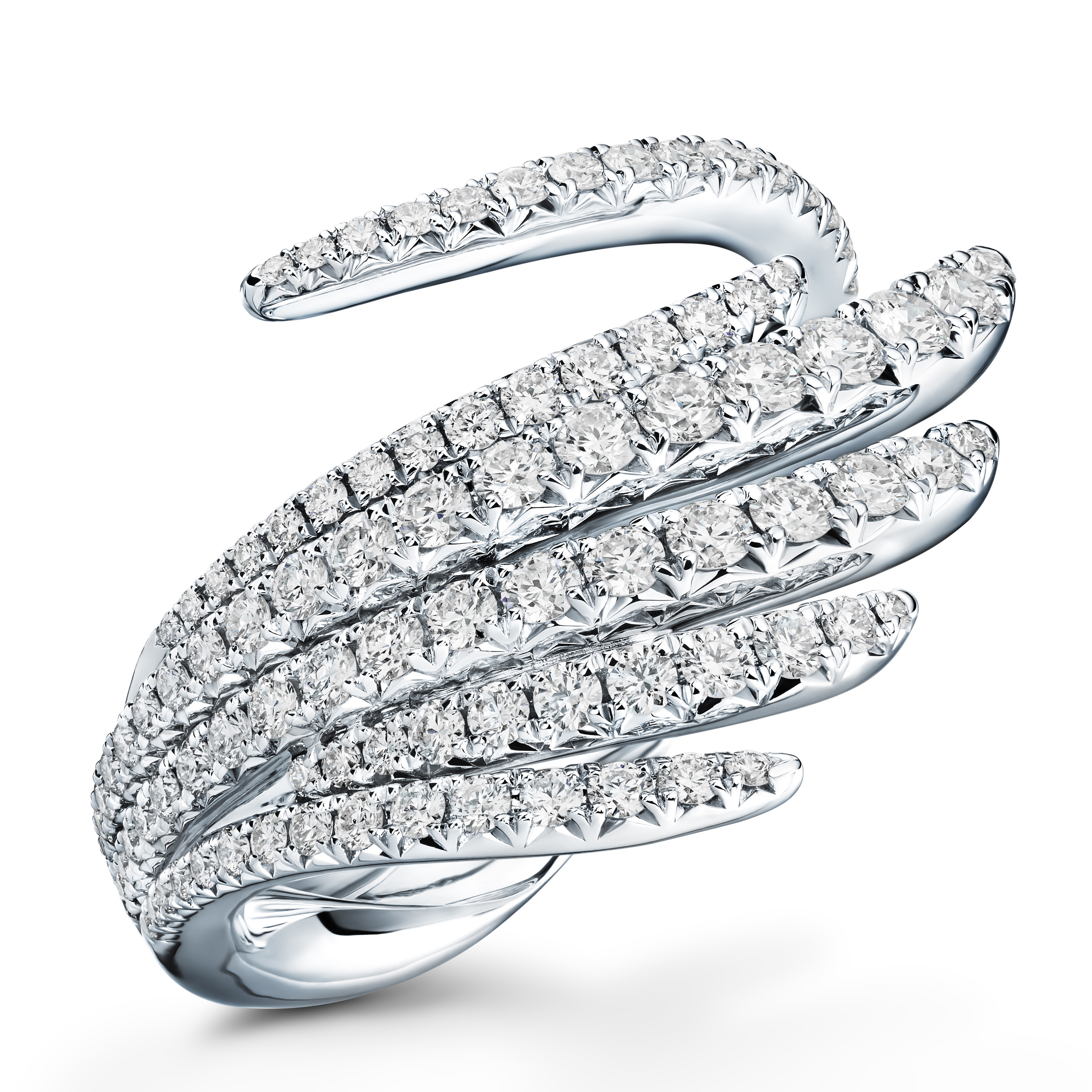 Hearts on Fire Vela 0.90ctw Diamond Cocktail Ring in Platinum
