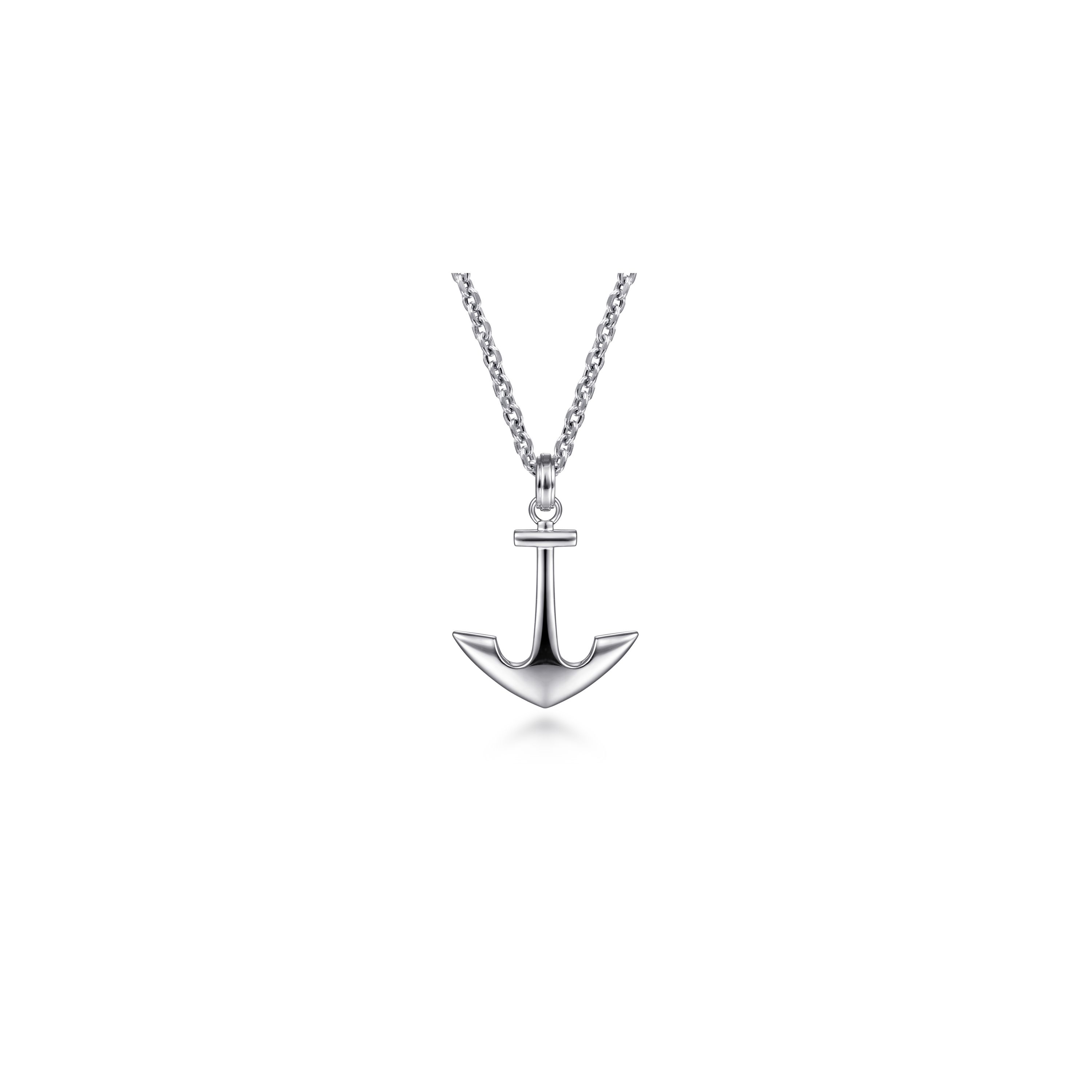 Gabriel & Co. Sterling Silver Medium Anchor Pendant