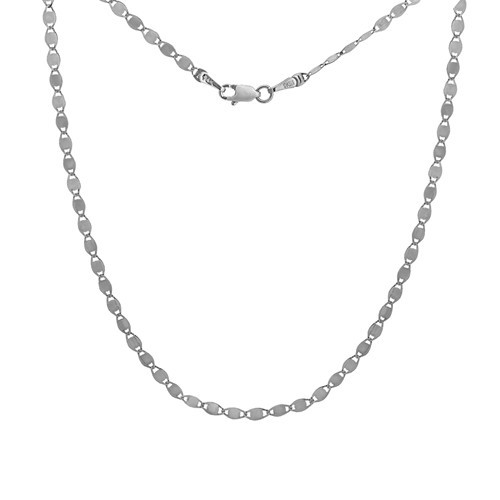 14K Rose Gold Valentino Chain Necklace (2.7mm, 24")