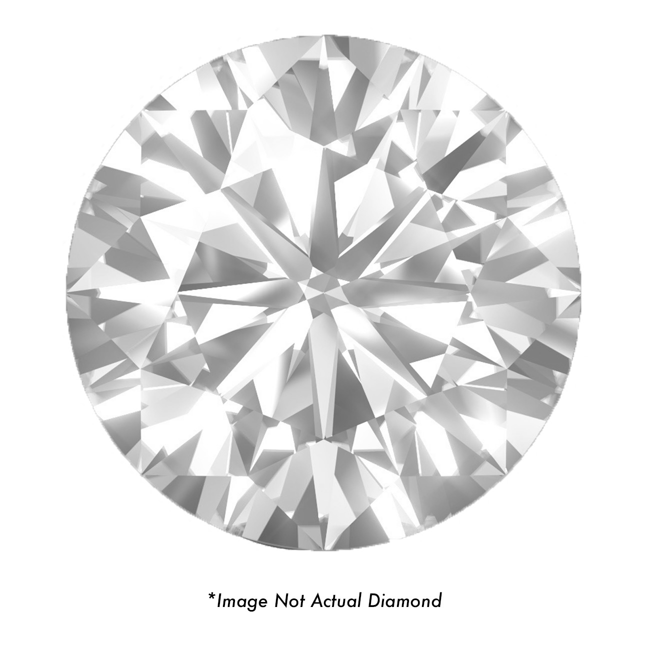 2.44 Carat Round Cut Diamond (Natural)