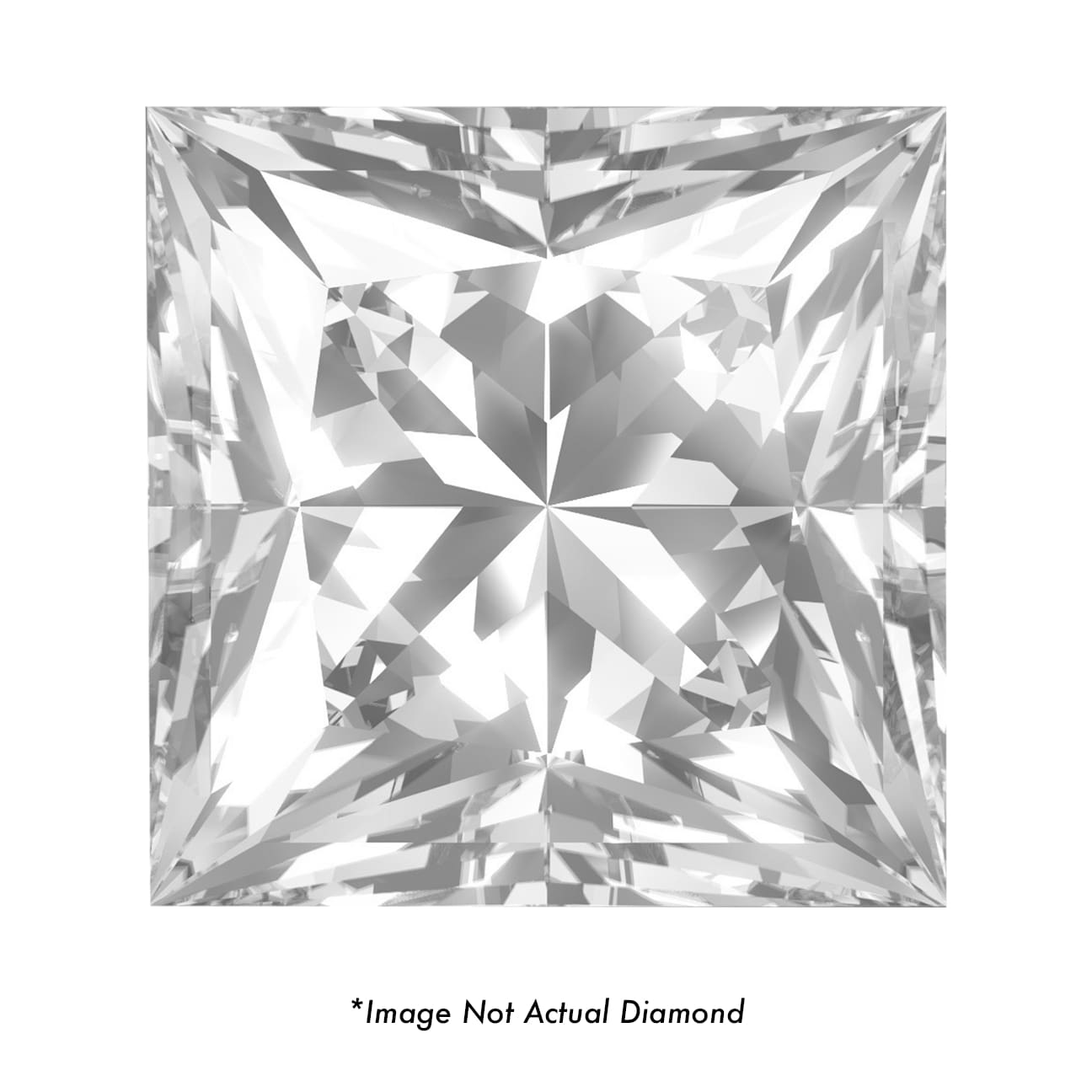 2.02 Carat Princess Cut Diamond (Natural)