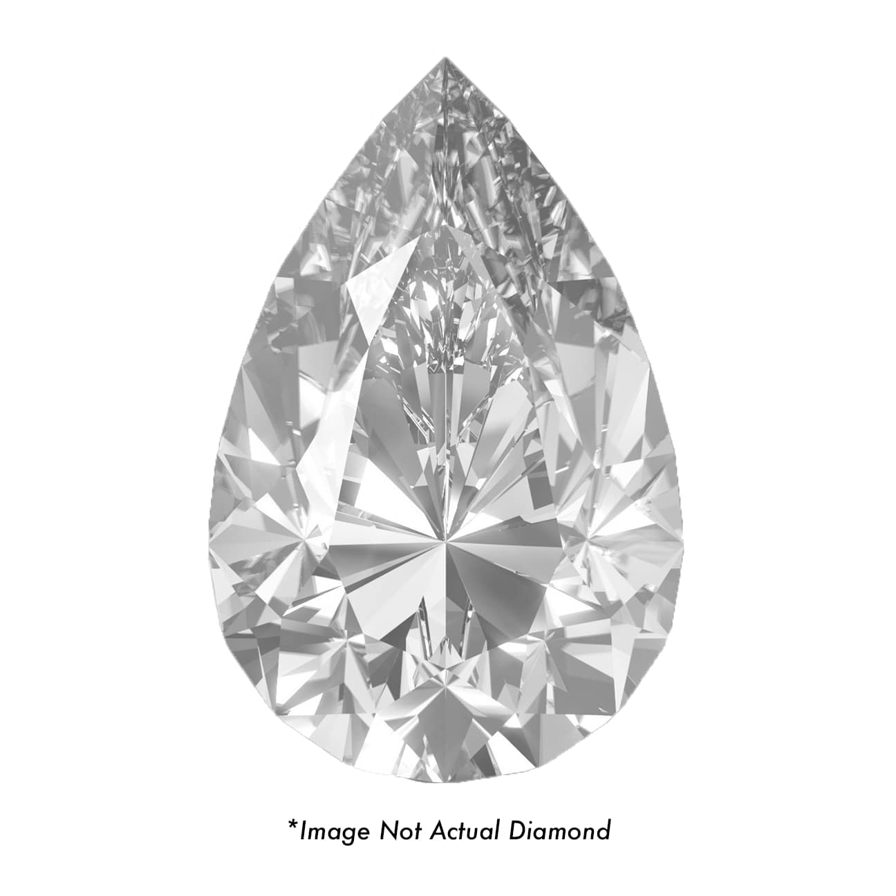2.38 Carat Pear Cut Diamond (Natural)