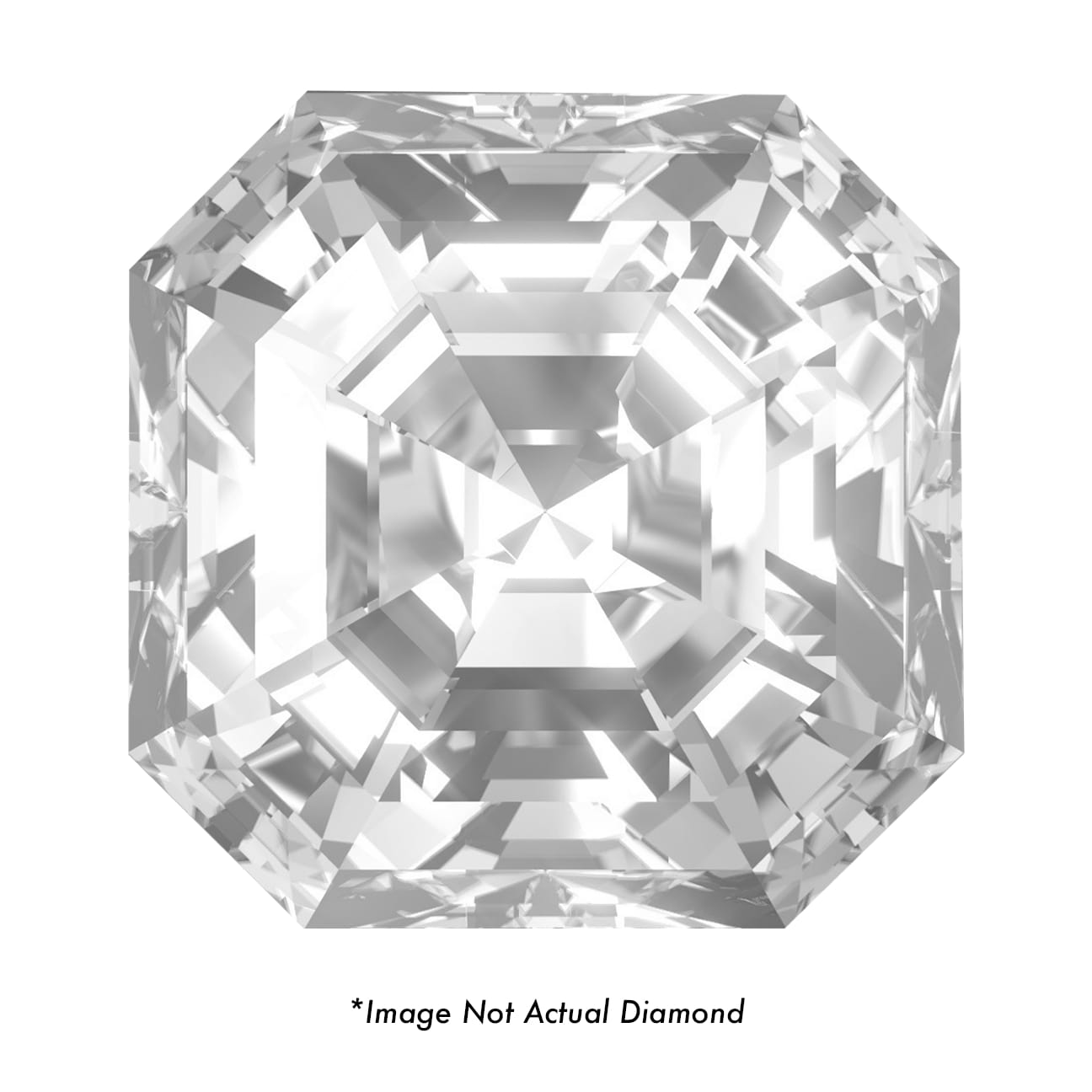 1.60 Carat Asscher Cut Diamond (Natural)
