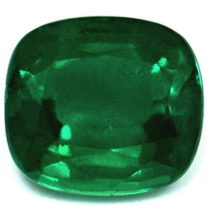 4.71 Carat Cushion Cut Emerald Loose Stone (GIA)