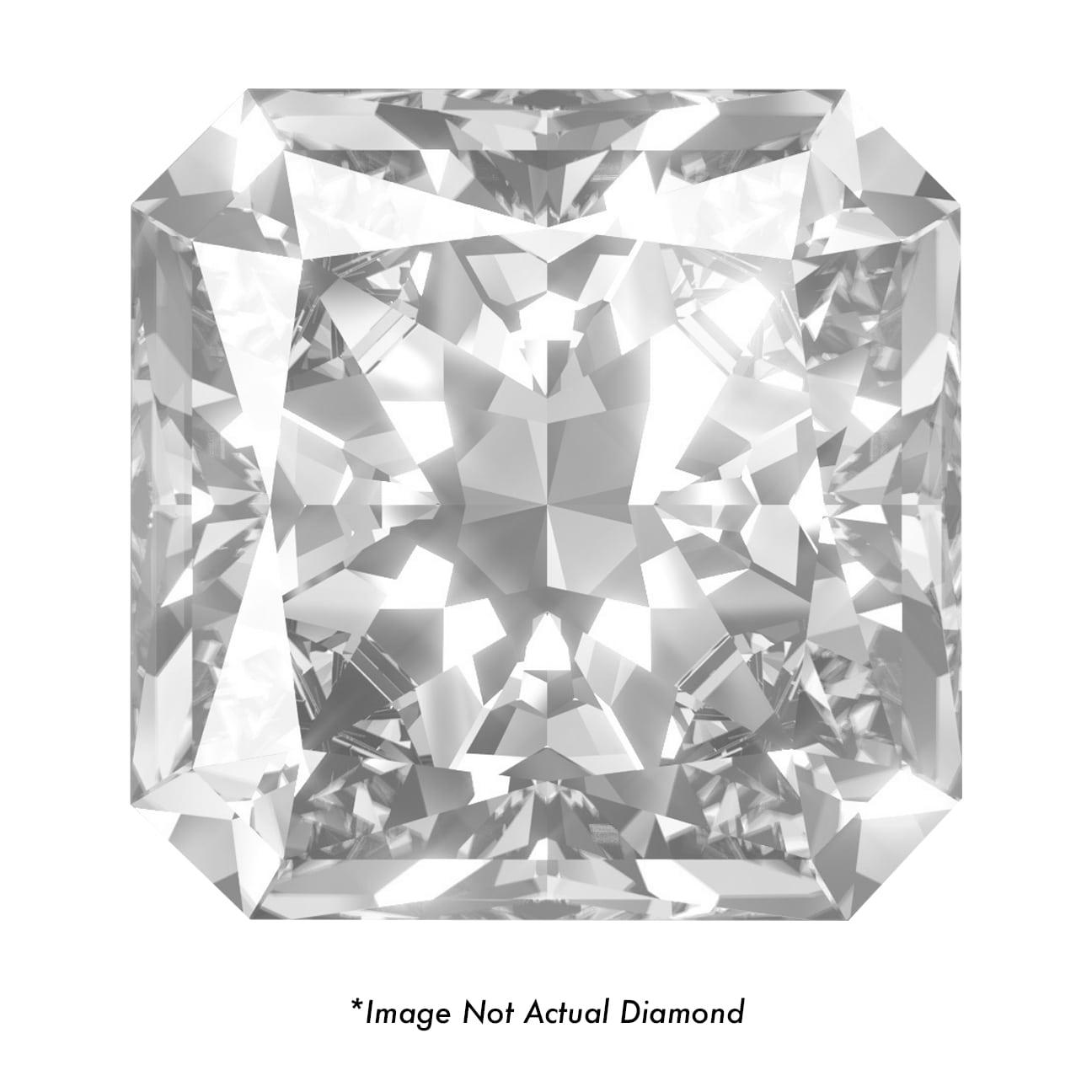 1.50 Carat Radiant Cut Diamond (Natural)