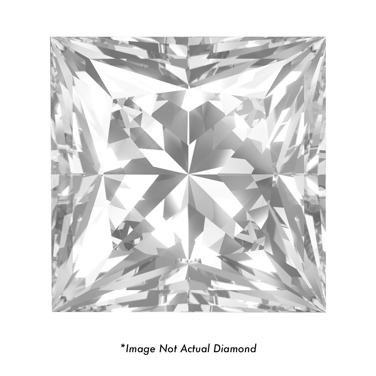 1.01 Carat Princess Cut Diamond (Natural)