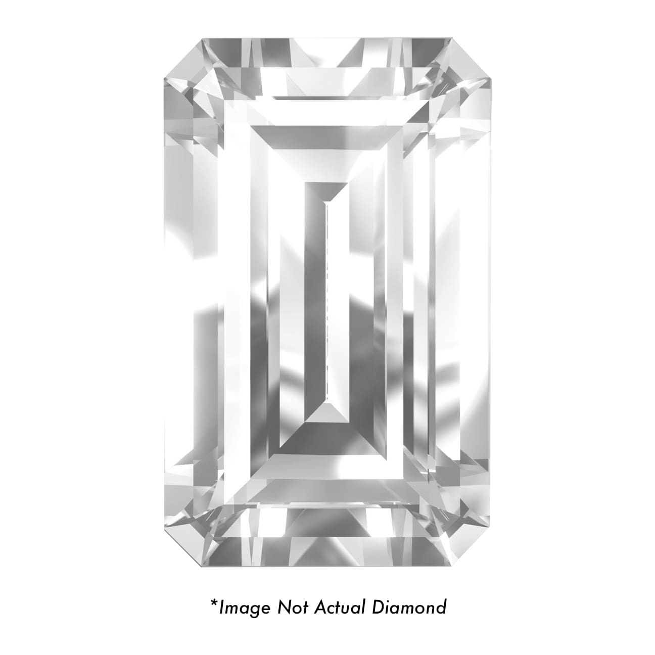 1.01 Carat Emerald Cut Diamond (Natural)