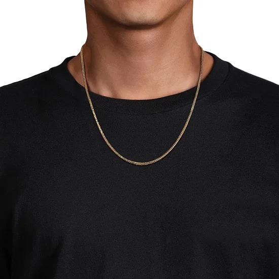 Gabriel & Co. 14K Yellow Gold Wheat Chain Necklace (22 Inch)