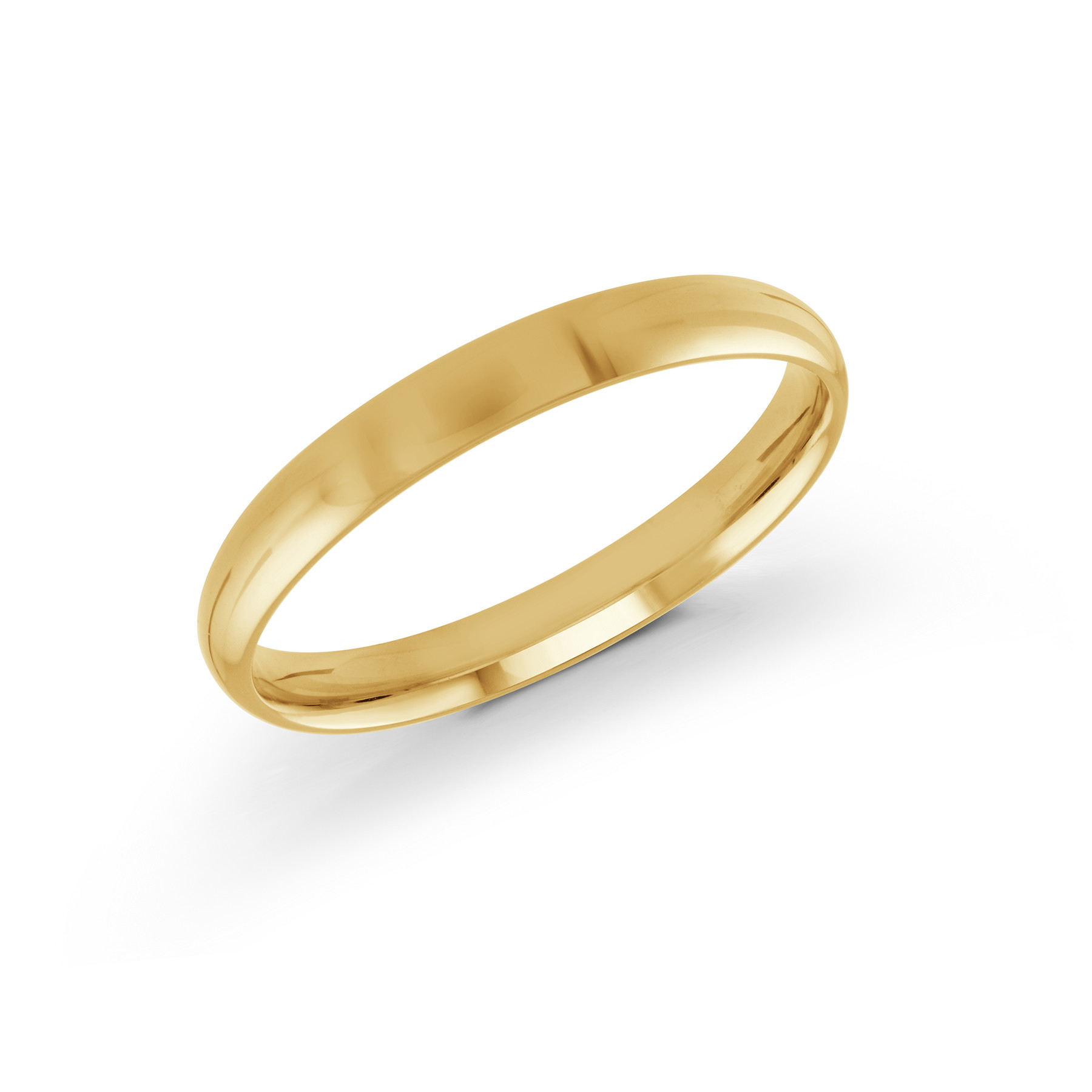 Malo 14K Yellow Gold 3mm Comfort Fit Band - Size 6
