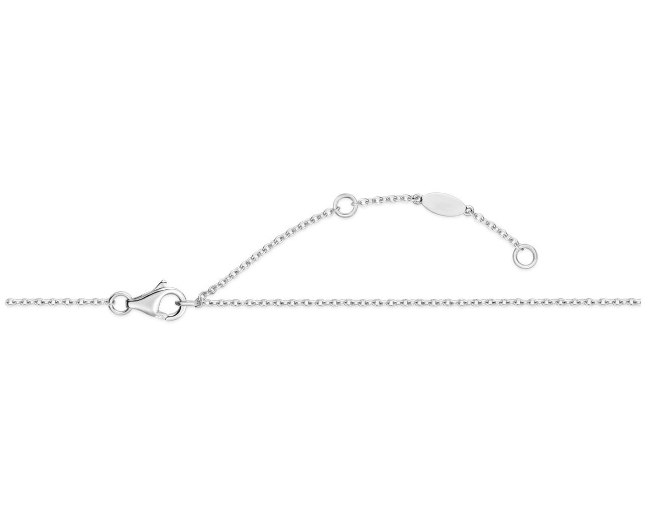 18KW .33CT CASCADE SOL BEZEL PEND 18"