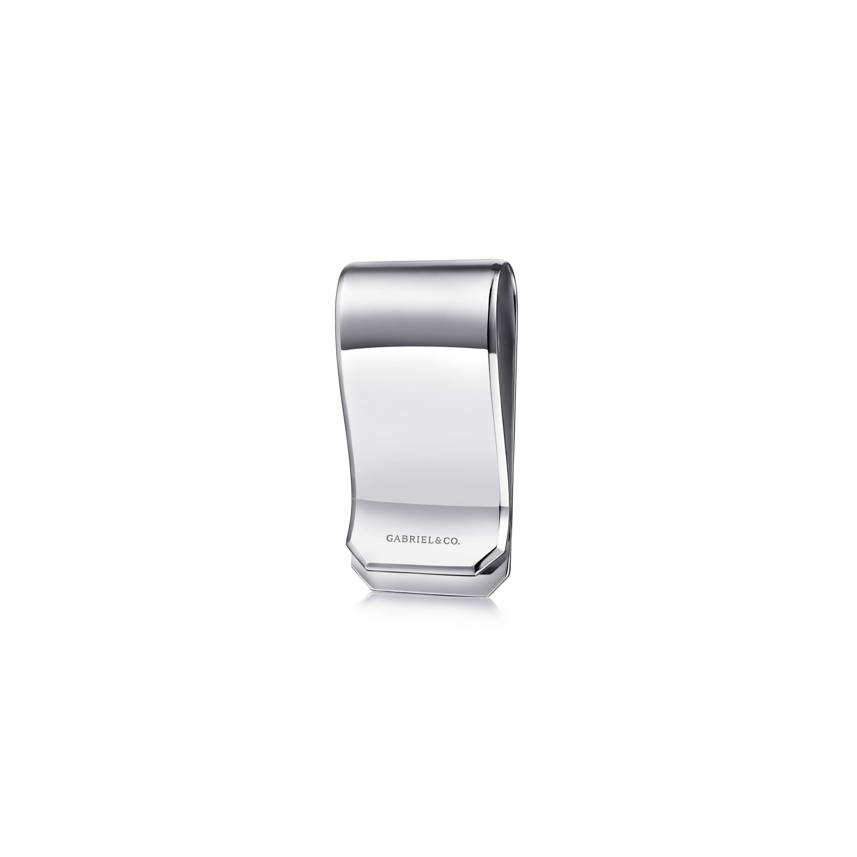 Sterling Silver Brushed Satin Finish Money Clip
