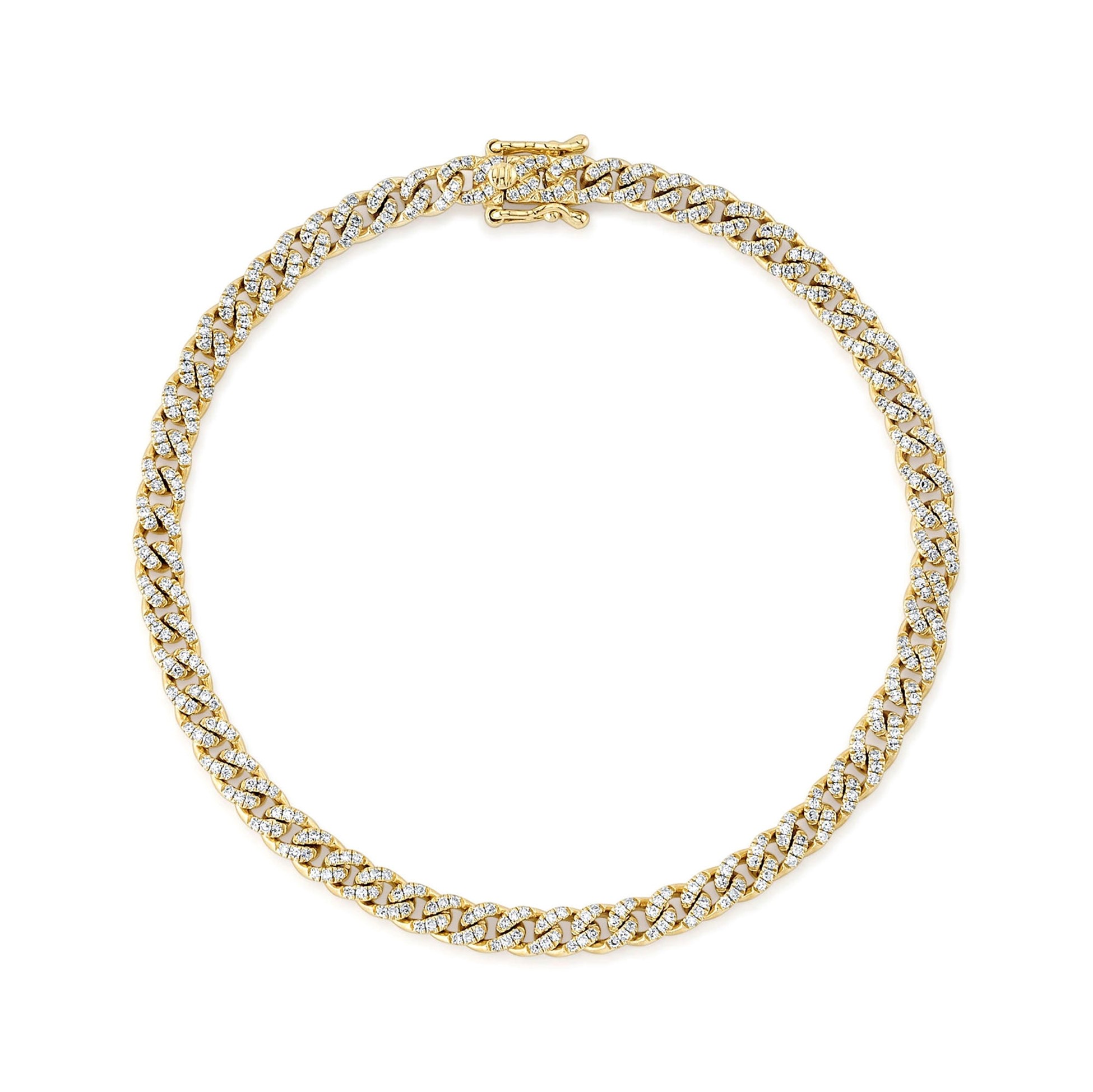 14KY .84CTW DIA SML LINK BRAC