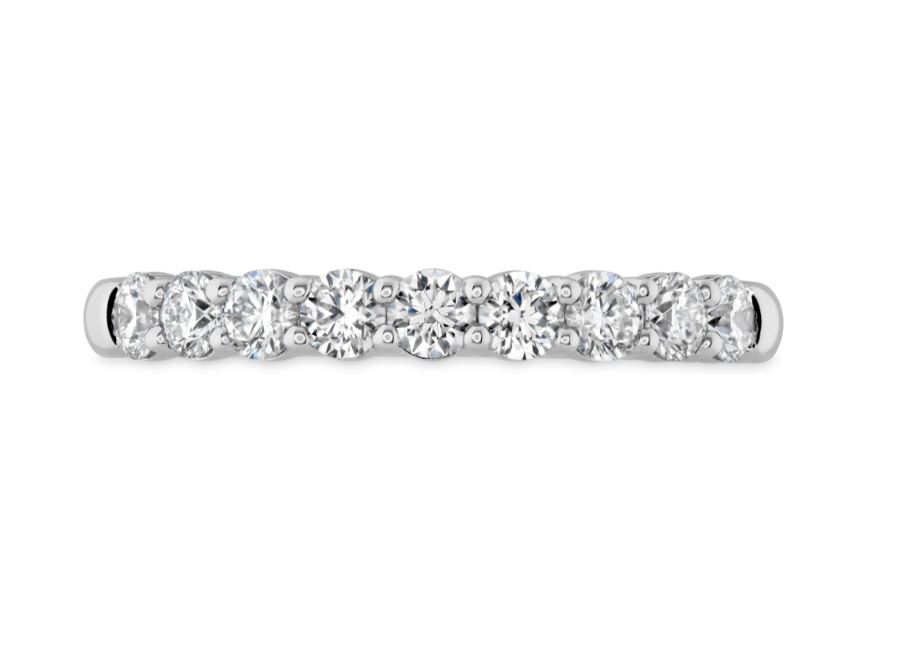 Hearts on Fire Signature 0.49ctw Diamond 9-Stone Band in 18K White Gold