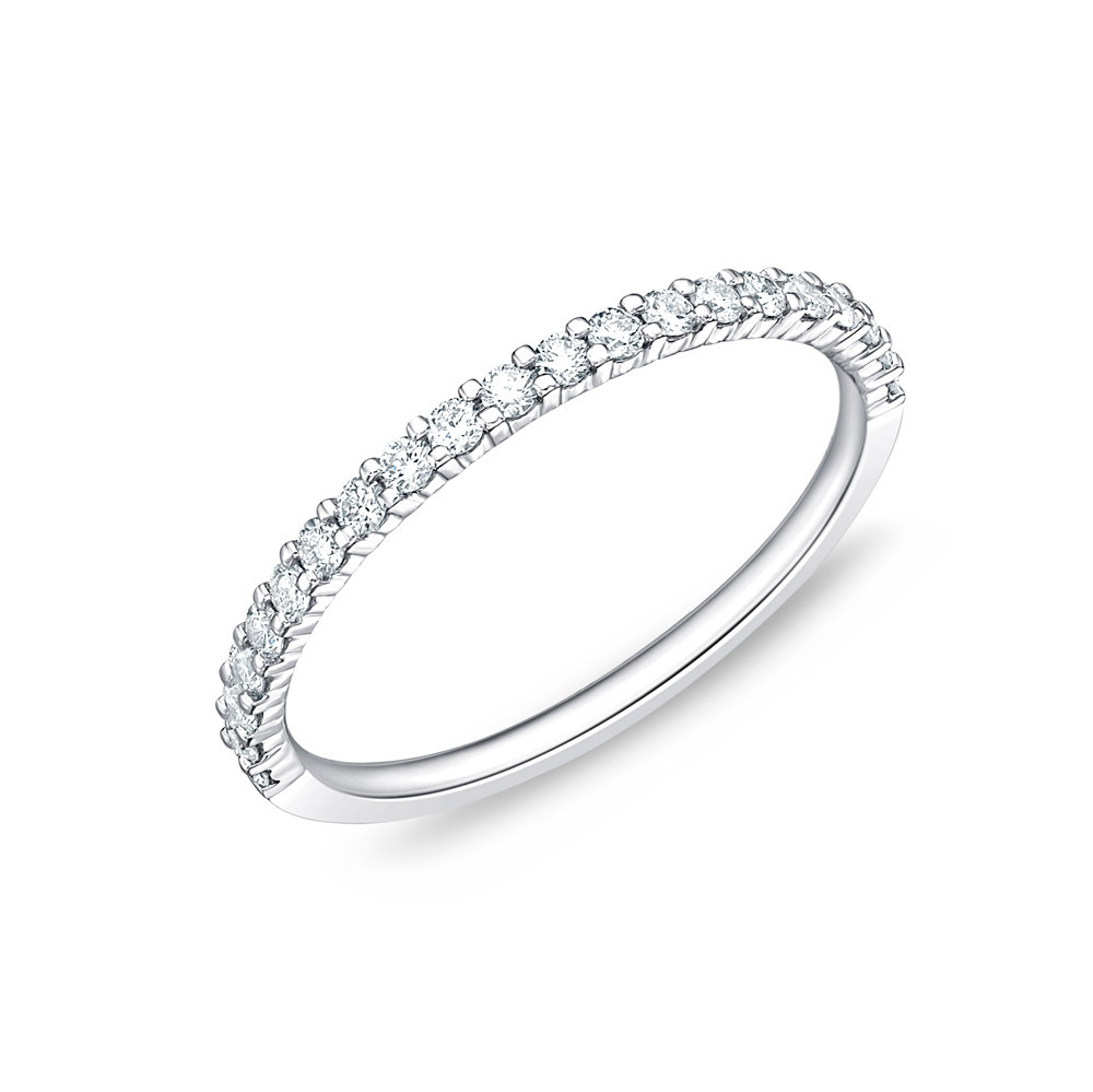 Platinum Diamond Half Anniversary Band (0.25ctw)