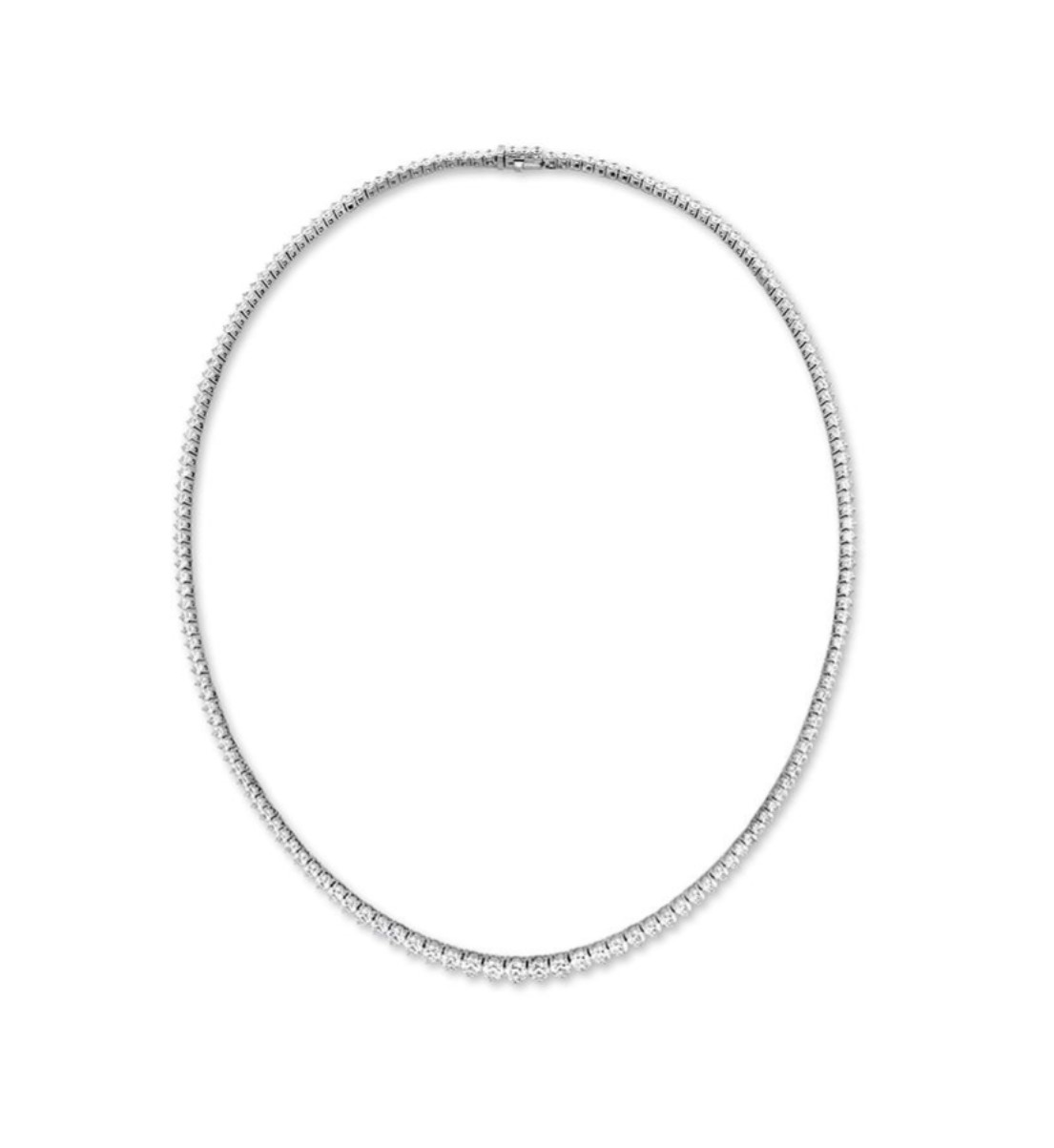 Hearts on Fire Signature 8.53ctw Diamond Graduated Line Necklace (18")