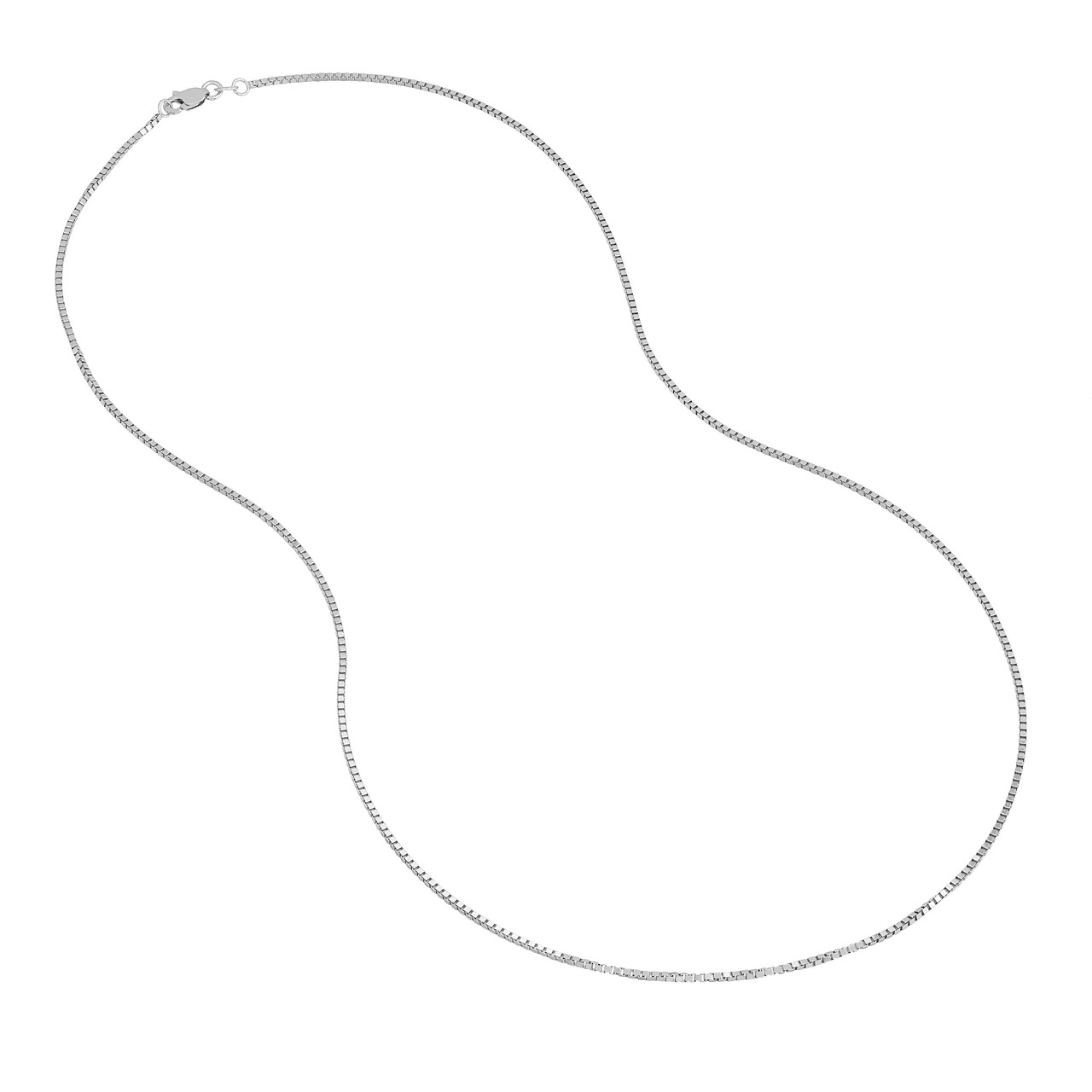 SS 1.2MM BOX CHAIN 22"