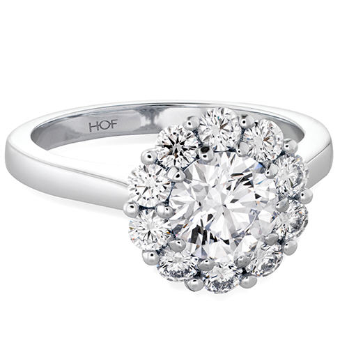 18KW 1.07-1.26CTW HOF BELOVED OPEN ENG RING