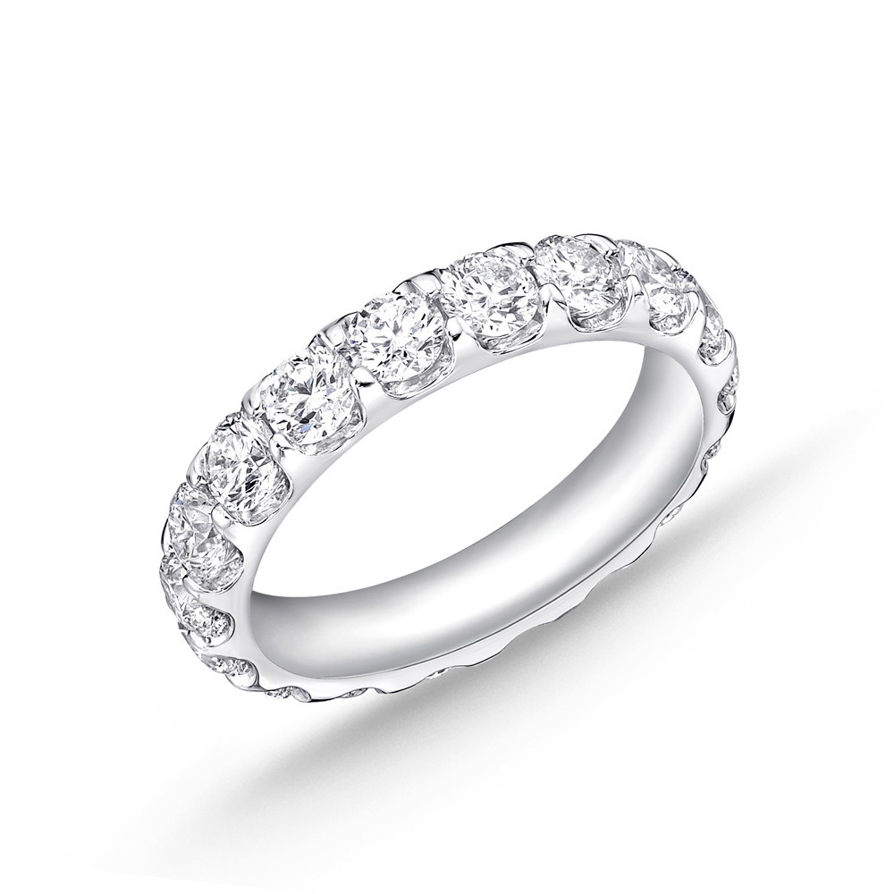 Platinum Diamond Eternity Anniversary Band (3.15ctw)