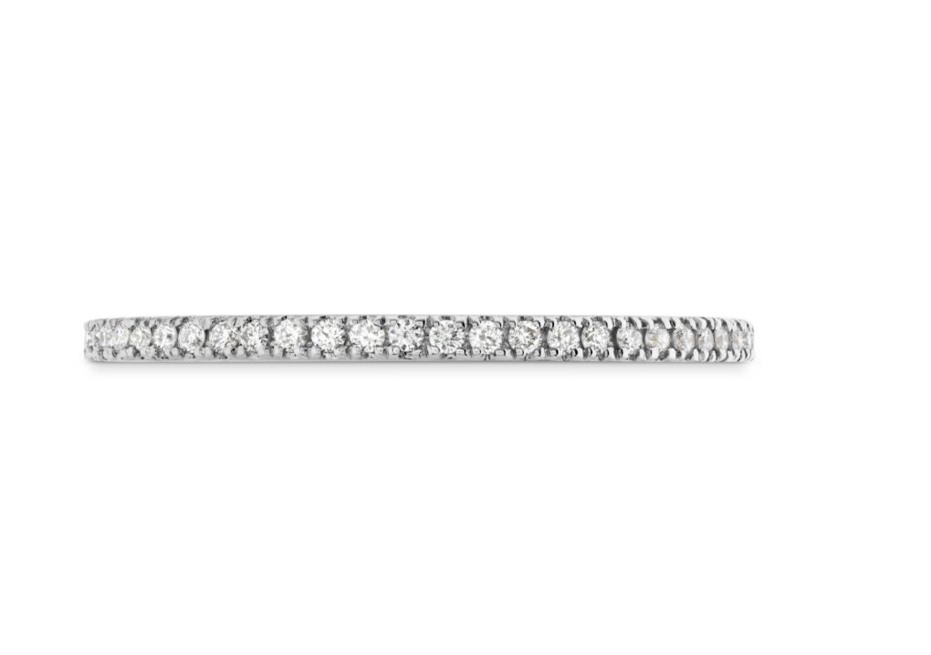 Hearts on Fire Classic 0.18ctw Diamond Eternity Anniversary Band in 18K White Gold