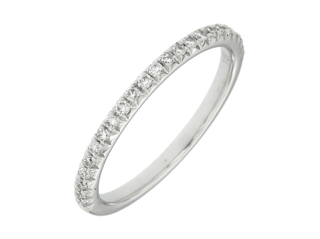 14K White Gold Diamond Anniversary Band (0.21ctw)