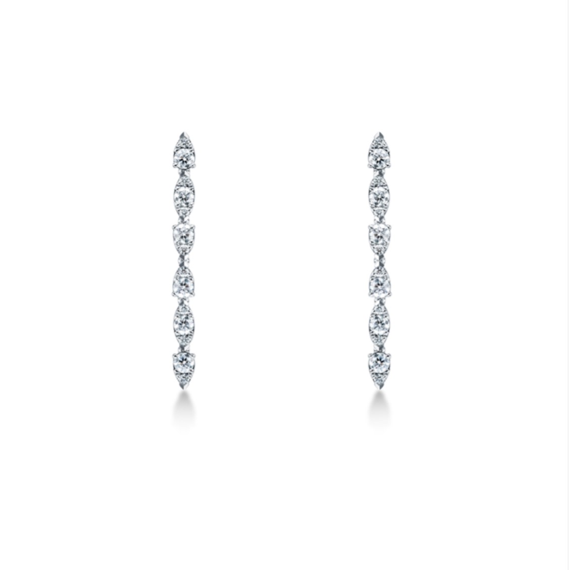 Hearts on Fire Dewdrop 1.21ctw Diamond Earrings in 18K White Gold