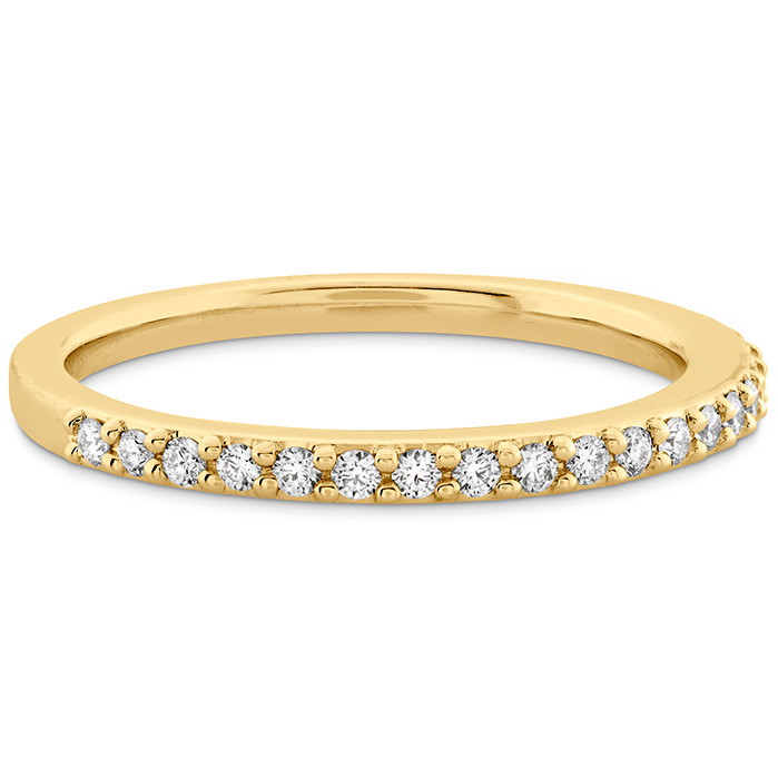 Hearts on Fire Camilla 0.18ctw Diamond Anniversary Band in 18K Yellow Gold - Size 6.5