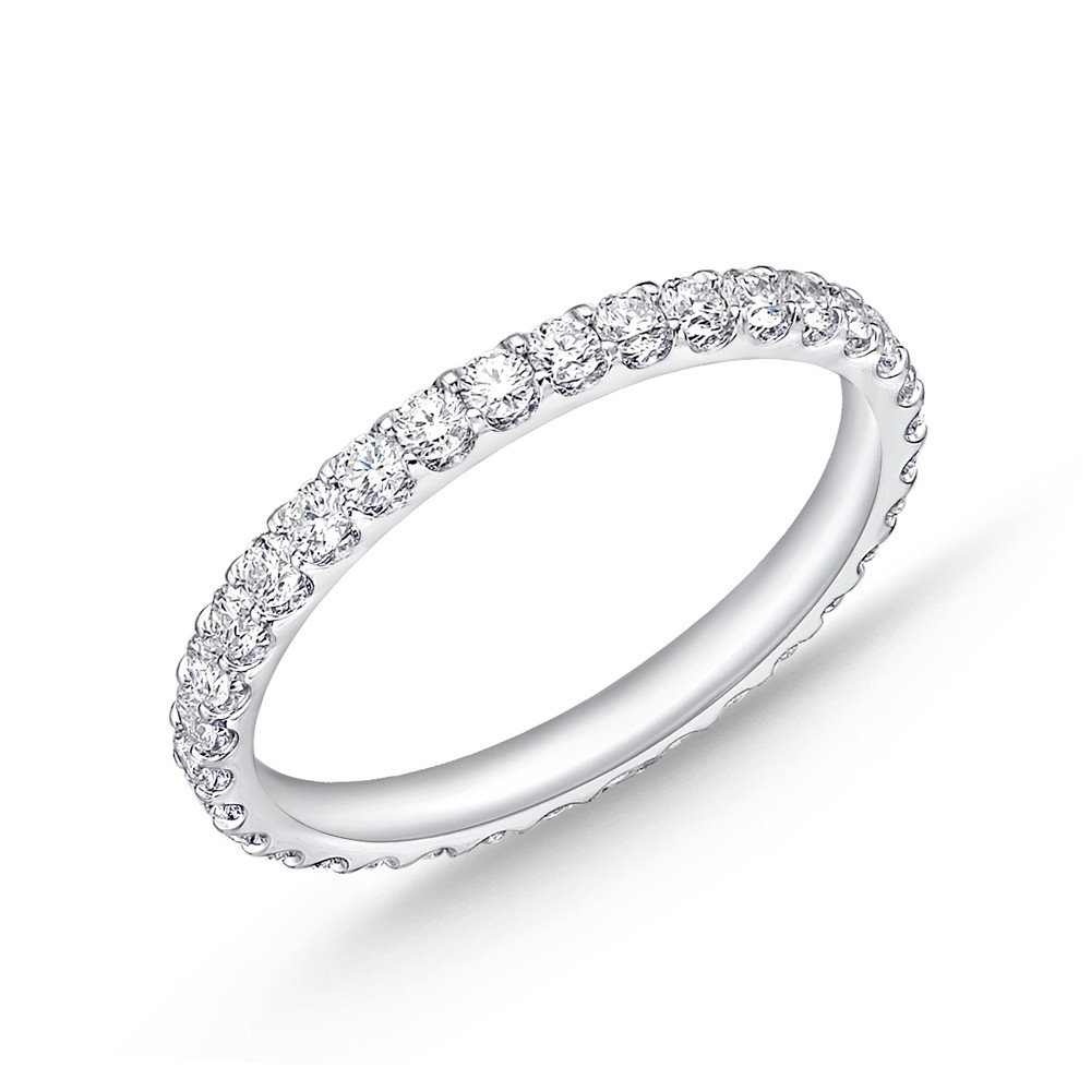 Platinum Diamond Eternity Anniversary Band (0.74ctw)