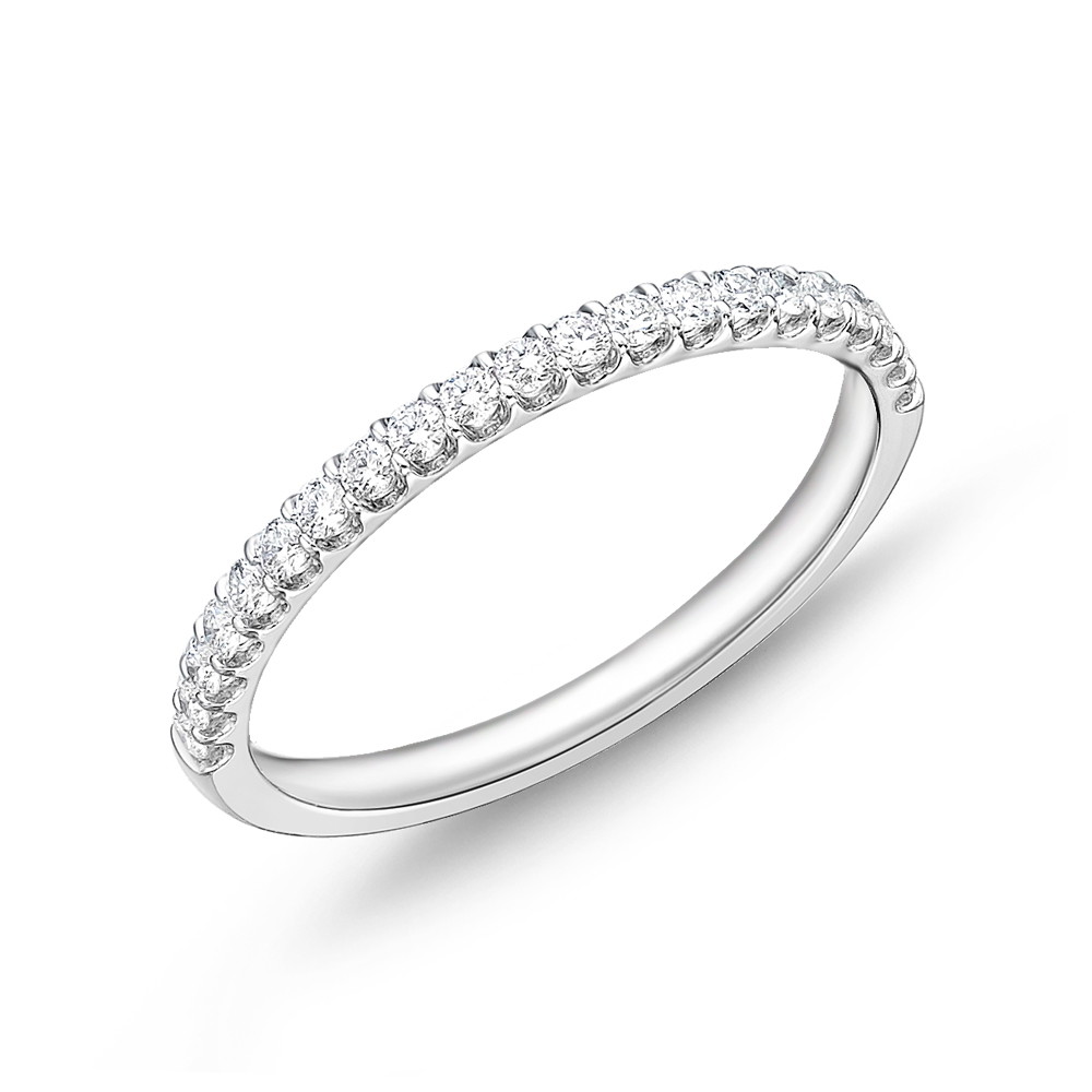 Platinum Diamond Half Anniversary Band (0.25ctw)