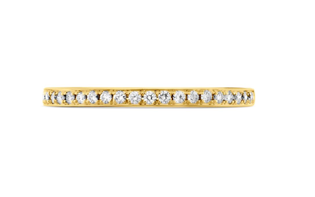 Hearts on Fire Signature Diamond Anniversary Band in 18K Yellow Gold