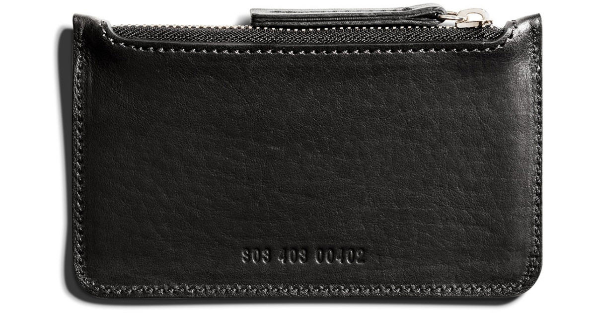 BLACK COIN/CARD POUCH